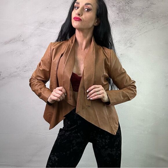 Just Jean Leather jacket coat - Picture 1 of 5